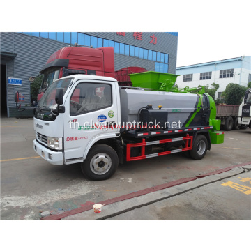 Dongfeng side loading ครัวรถบรรทุกขยะมูลฝอย